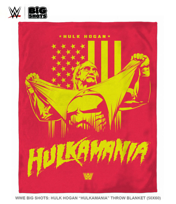 Hulk Hogan “Hulkamania” Throw Blanket